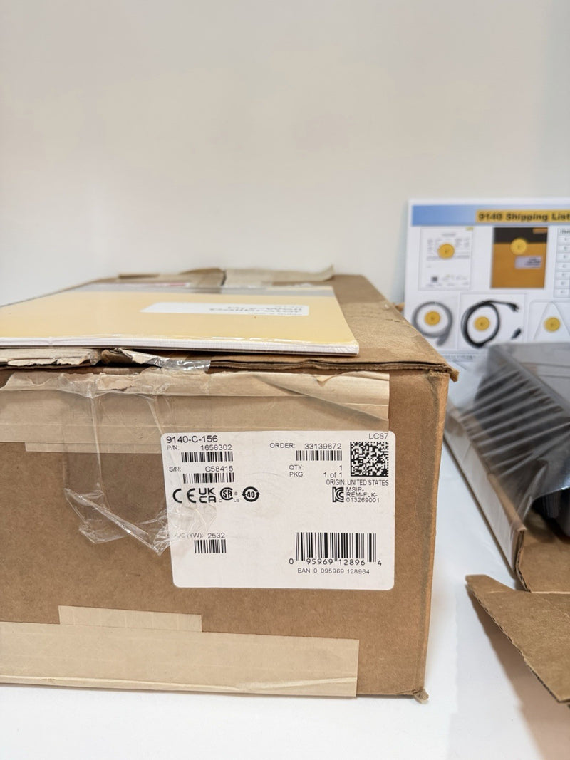 FLUKE 9140-C-156 DRY-WELL CALIBRATOR KIT CAL DATE 20252026