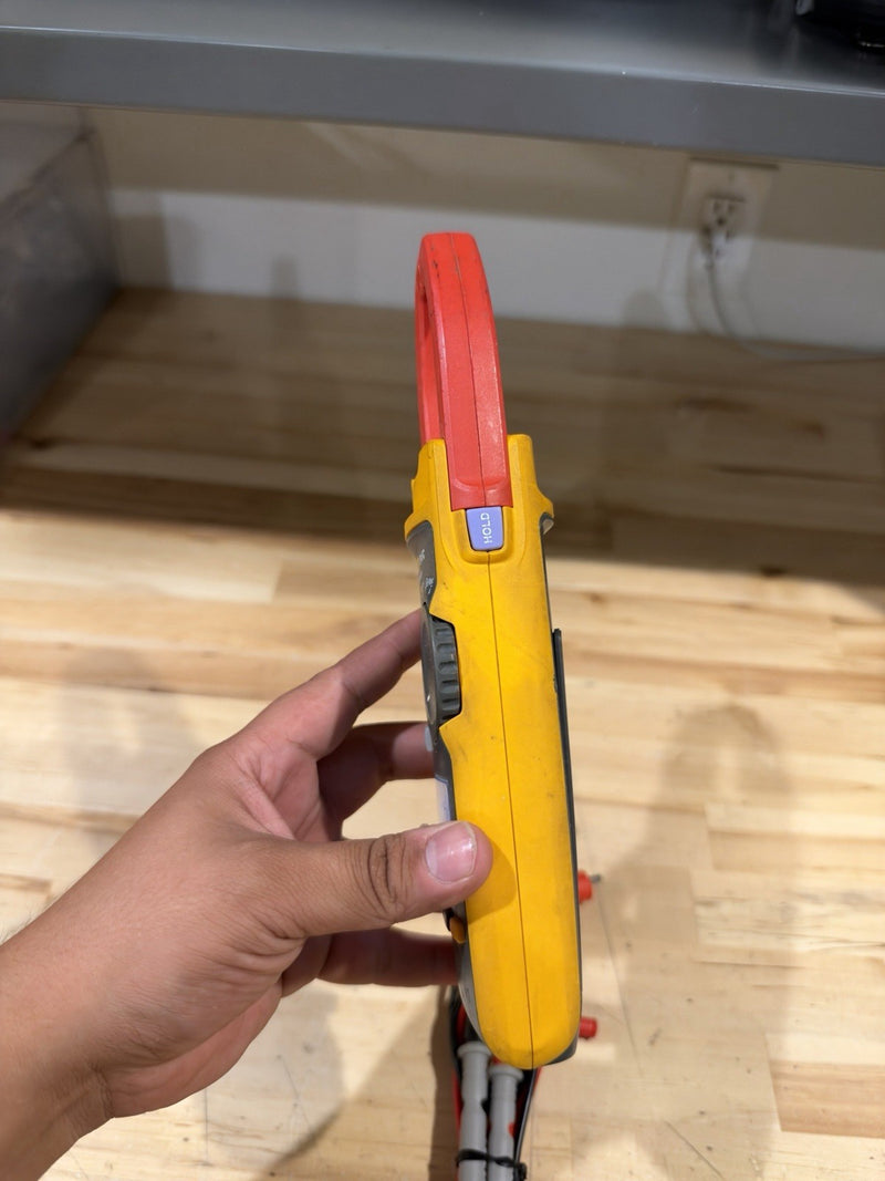 FLUKE 374 FC TRMS CLAMP METER W/ LEADS & CLIPS (TESTED) SHIPS FAST