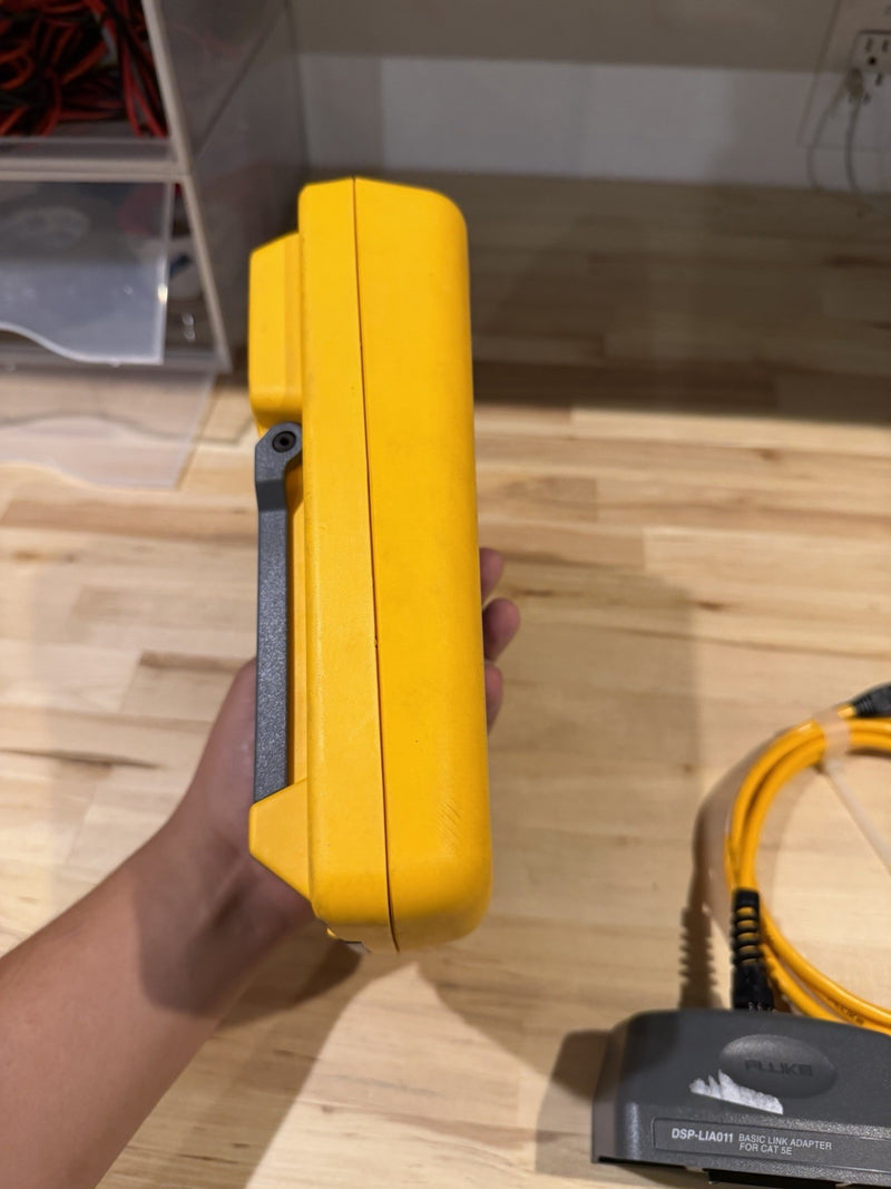 FLUKE NETWORKS DSP-4000SR SMART REMOTE WITHDSP-LIA012 ADAPTER TESTED
