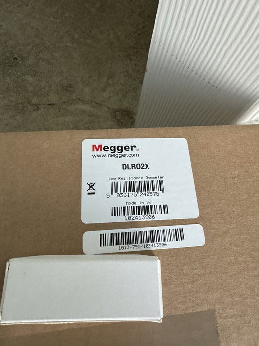 MEGGER DLRO2X DUCTER LOW RESISTANCE OHMMETER & DATA STORAGE