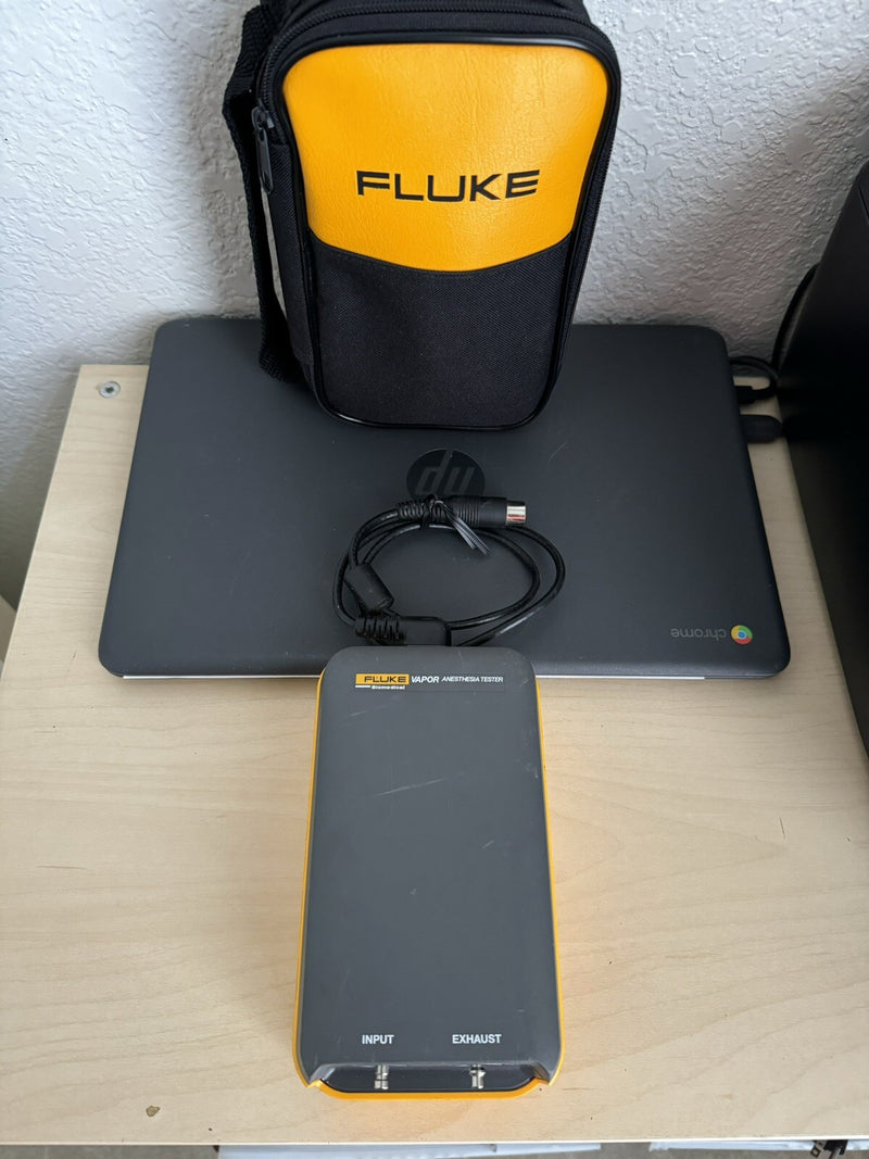 FLUKE BIOMEDICAL VAPOR ANESTHESIA TESTER WITHBAG TESTED
