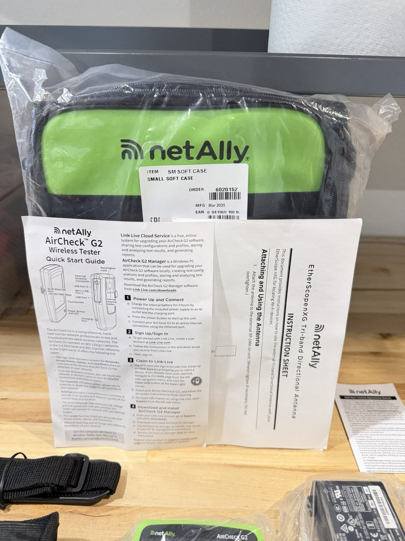 NETALLY AIRCHECK G2 & ACCESSORIES