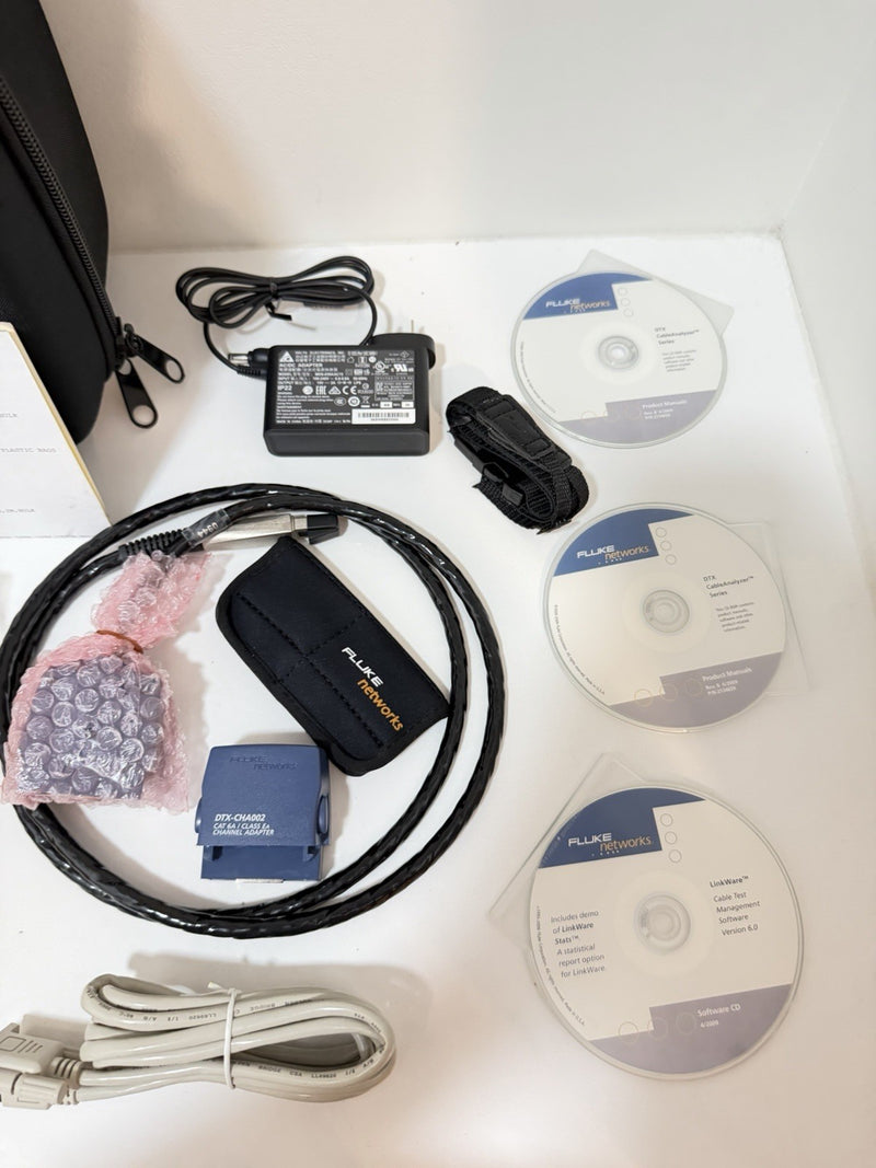 FLUKE NETWORKS DTX-1800 CABLE ANALYZER KIT RARE