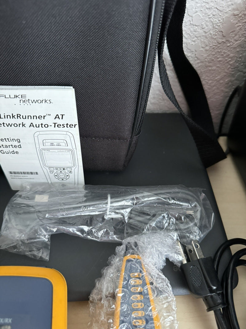 FLUKE NETWORKS LRAT-2000 LINKRUNNER AT-2000 KIT WITH PROBE & TONER
