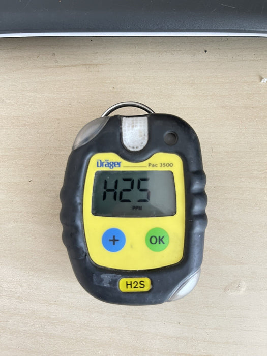 DRAGER PAC 3500 SINGLE GAS DETECTOR METER