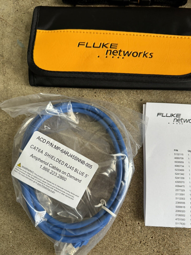 FLUKE NETWORKS LIQ-KIT LINKIQ TESTER & INTELLITONE PRO 200 CABLE NETWORK TESTER
