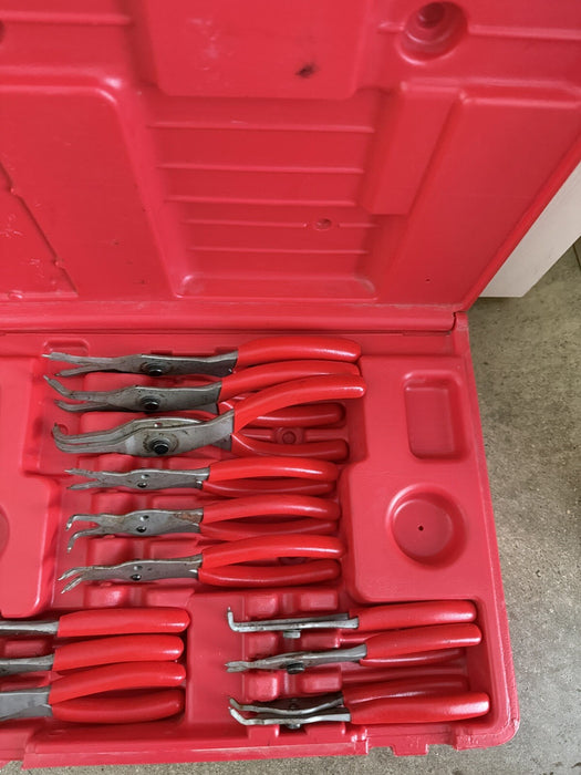 Snap-on 12pc Snap Ring Plier Kit SRPC112 W/Case PB147 ( SHIPS FAST)