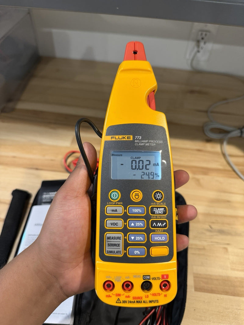 FLUKE 773 MILLIAMP PROCESS CLAMP TESTED