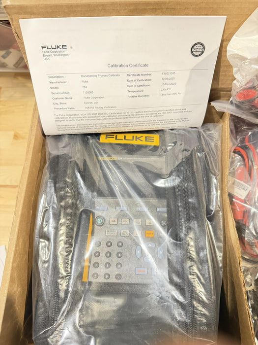 FLUKE 754 DOCUMENTING PROCESS CALIBRATOR CALIBRATED 20252026