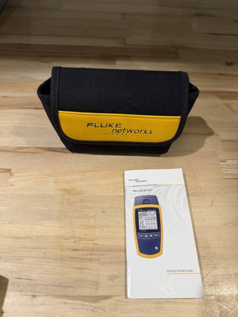 FLUKE NETWORKS MICROSCANNER 2 CABLE VERIFIER TESTED