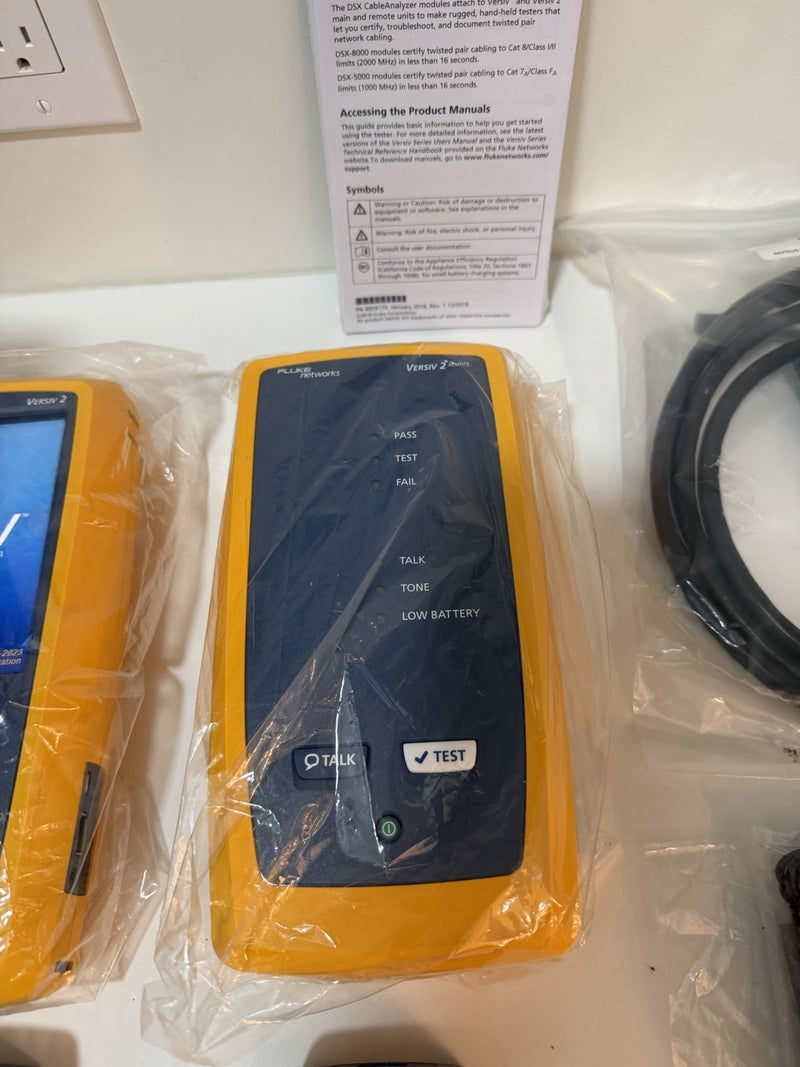 FLUKE NETWORKS DSX2-8000 CABLE ANALYZER CALIBRATED 2024