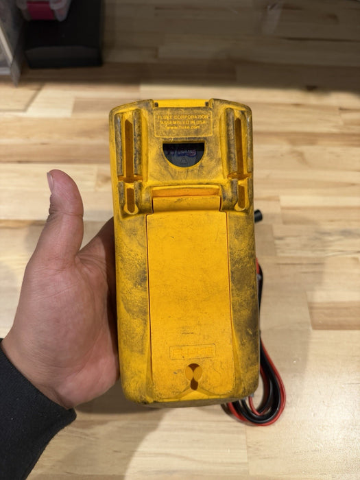FLUKE 87V TRUE RMS MULTIMETER W/ LEADS - TESTED (SHIPS FAST)