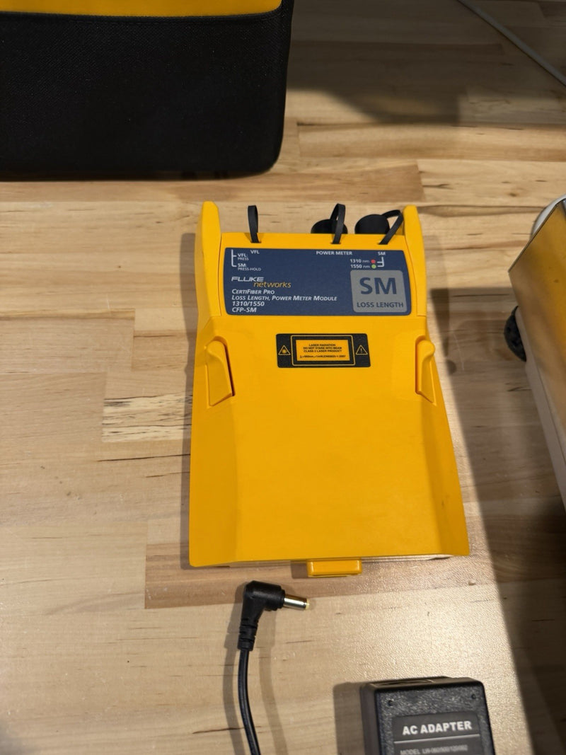 FLUKE NETWORKS CFP-SM CERTIFIBER PRO MODULE SET & DSX VERSIV MAINFRAME & REMOTE