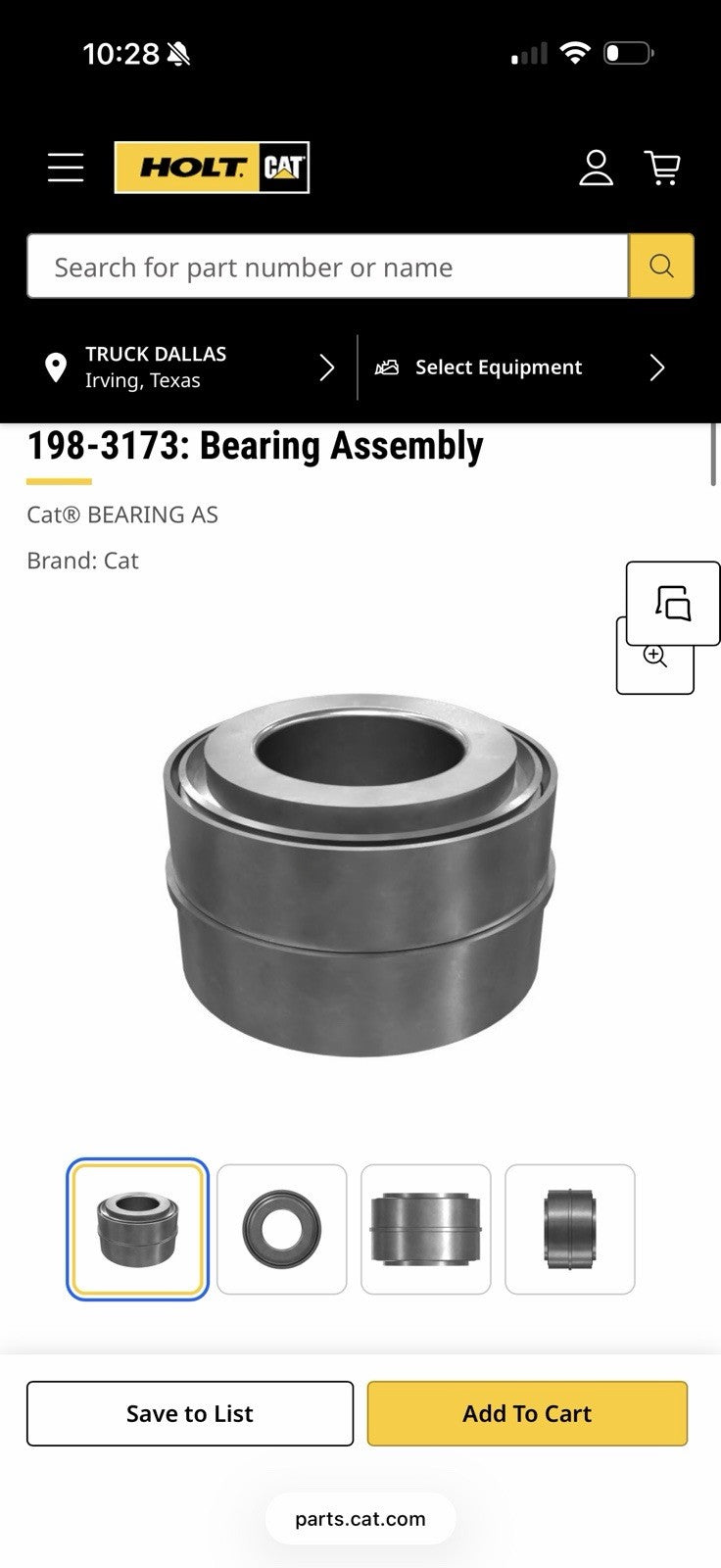 CAT 198-3173 BEARING (NEW SEALED) - GENUINE OEM SHIPS FAST
