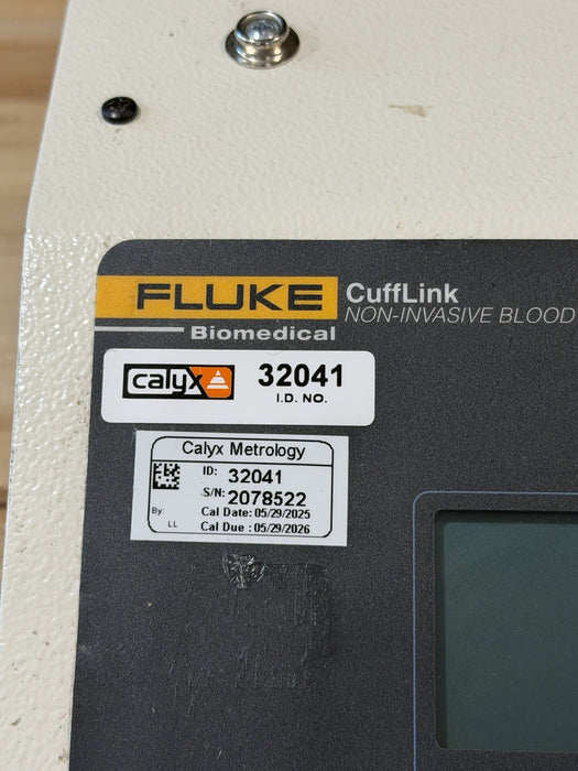 FLUKE CUFFLINK NON INVASIVE BLODD PRESSURE ANALYZER (CALIBRATED 2026) TESTED