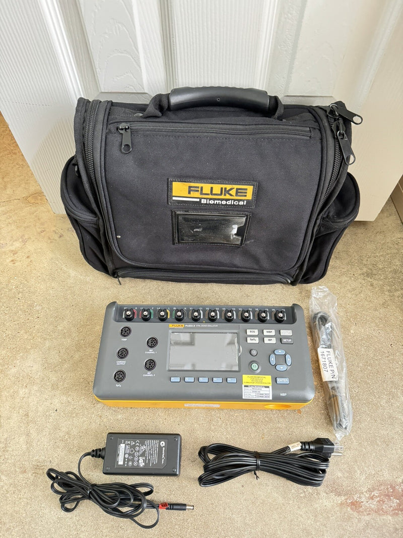 FLUKE BIOMEDICAL PROSIM 8 VITAL SIGNS SIMULATOR CALIBRATED 2024