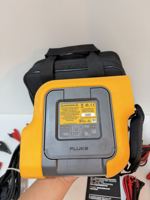 FLUKE BIO MEDICAL ESA609 ELECTRICAL SAFETY ANALYZER WITH ACCESSORIES NEW