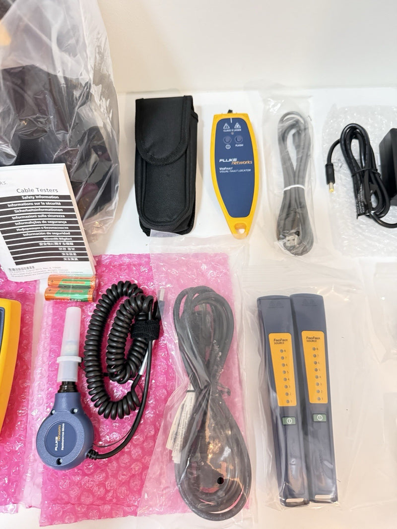 FLUKE NETWORKS FTK1375 MULTIMODE FIBER POWER METER & SOURCE WITH INSPECTION