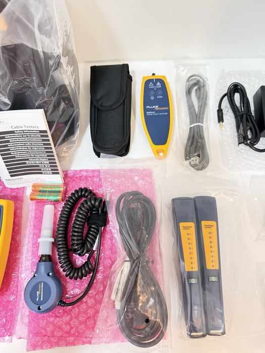 FLUKE NETWORKS FTK1375 MULTIMODE FIBER POWER METER & SOURCE WITH INSPECTION