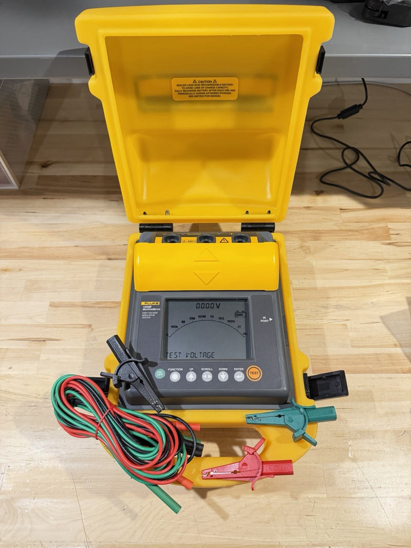 FLUKE 1550B MEGOHMMETER HIGH VOLTAGE INSULATION TESTER W/ LEADS - TESTED