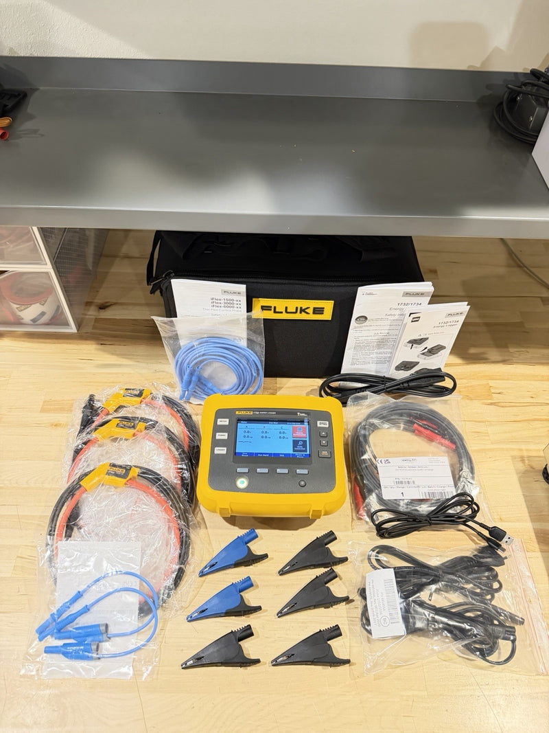 FLUKE 1732/EUS ENERGY LOGGER BOX KIT- SHIPS FAST (FREE SHIPPING)