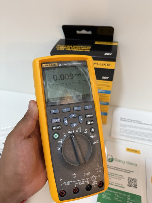FLUKE 287 TRUE RMS ELECTRONIC LOGGING DIGITAL MULTIMETER (NEW FACTORY SEALED)