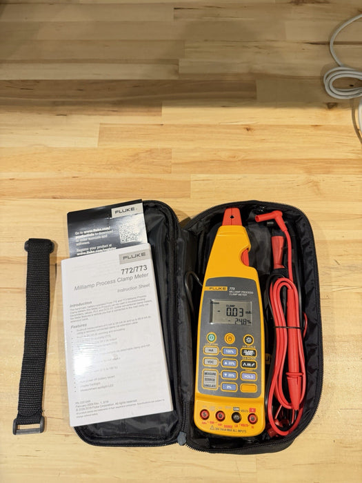 FLUKE 773 MILLIAMP PROCESS CLAMP (TESTED) NEW FREE SHIPPING