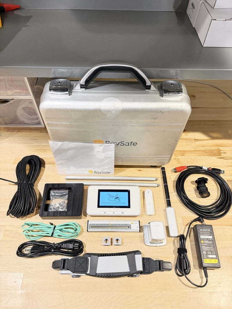 RAYSAFE X2 BASE UNIT KIT WITH SENSORS & ACCESSORIES TESTED