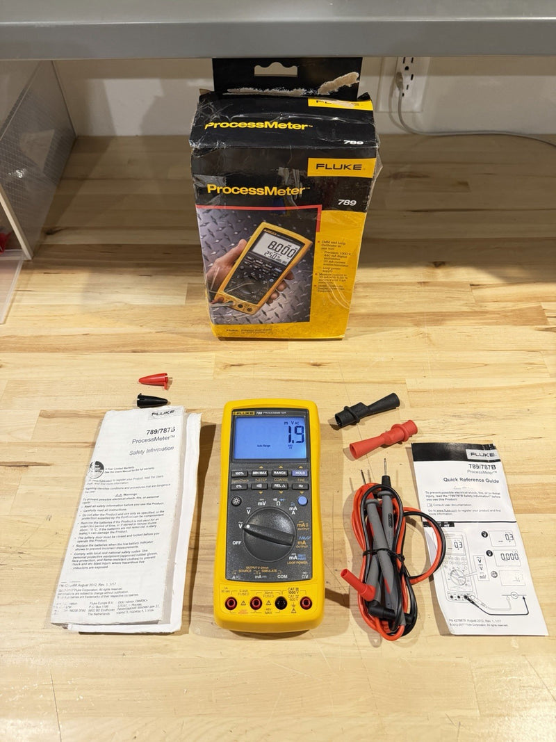 FLUKE 789 PROCESSMETER MFD-2026 CALIBRATED 2026 /SHIPS FAST NEW