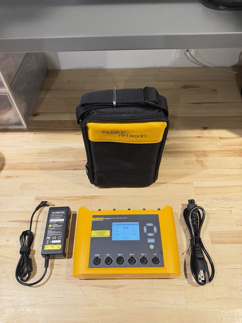 FLUKE BIOMEDICAL PROSIM 3 VITAL SIGNS SIMULATOR W/ CHARGER - TESTED