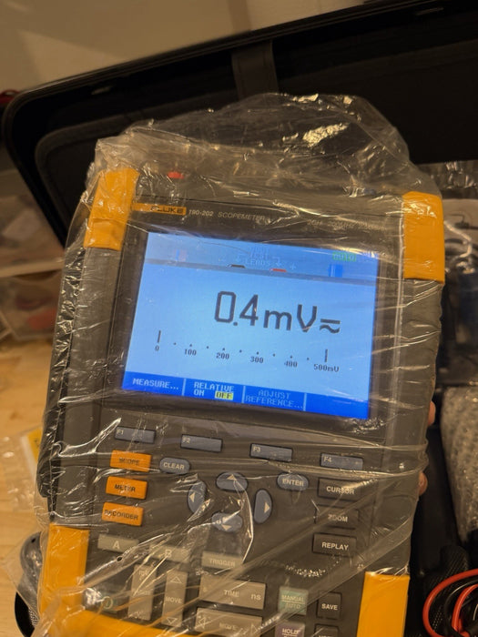 FLUKE 190-202 2CH 200MHZ 2GS/S SCOPEMETER (NEW FACTORY SEALED) TESTED SHIPS FREE