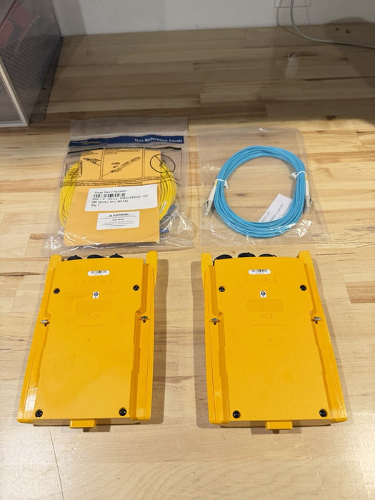 FLUKE NETWORKS CFP-Q CFP-QUAD CERTIFIBER PRO SM MM FIBER OLTS MODULE SET TESTE