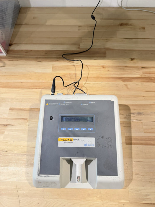 FLUKE BIOMEDICAL INDEX 2 SPO2 SIMULATOR & CHARGER
