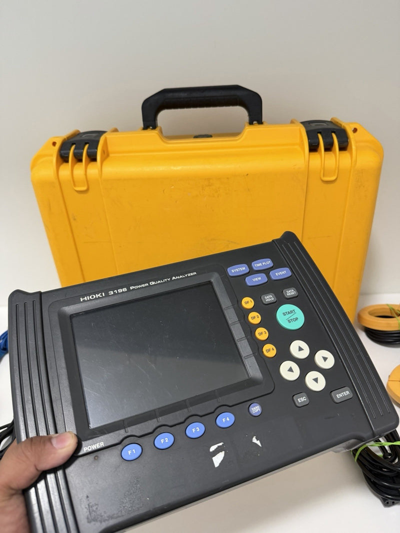 HIOKI 3196 POWER QUALITY ANALYZER WITH PROBES & LEADS TESTEE