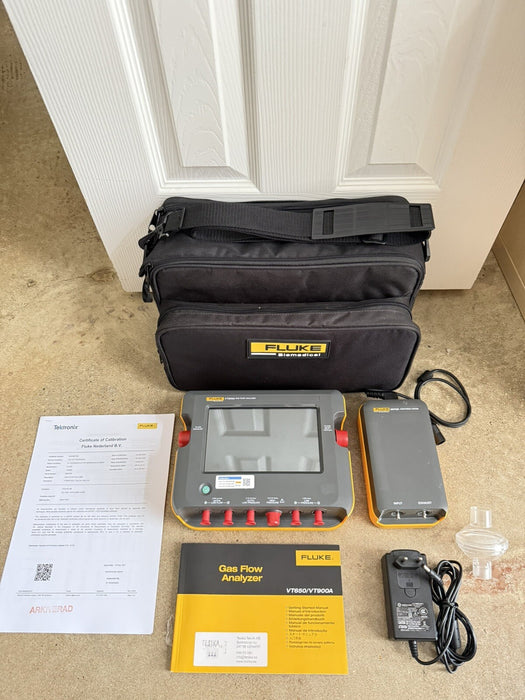 FLUKE VT900A GAS FLOW ANALYZER (CALIBRATED 2022) W/VAPOR & CHARGER-FREE SHIPPING