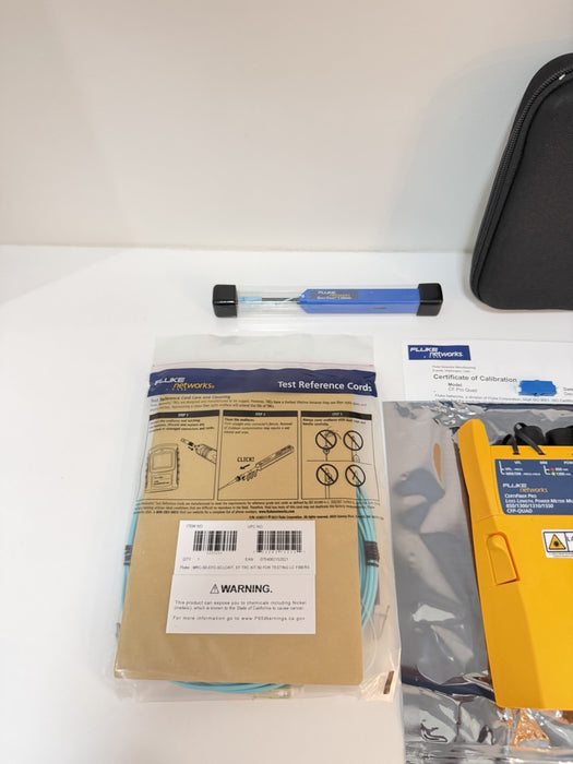 FLUKE NETWORKS CFP-QUAD CERTIFIBER PRO KIT (NEW FACTORY SEALED) CALIBRATED 2026