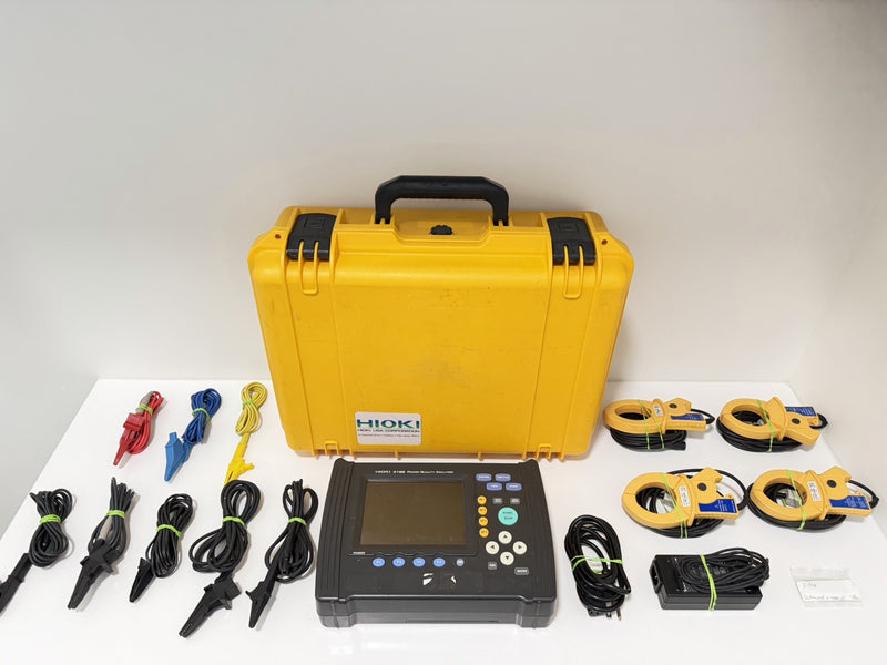 HIOKI 3196 POWER QUALITY ANALYZER WITH PROBES & LEADS TESTEE