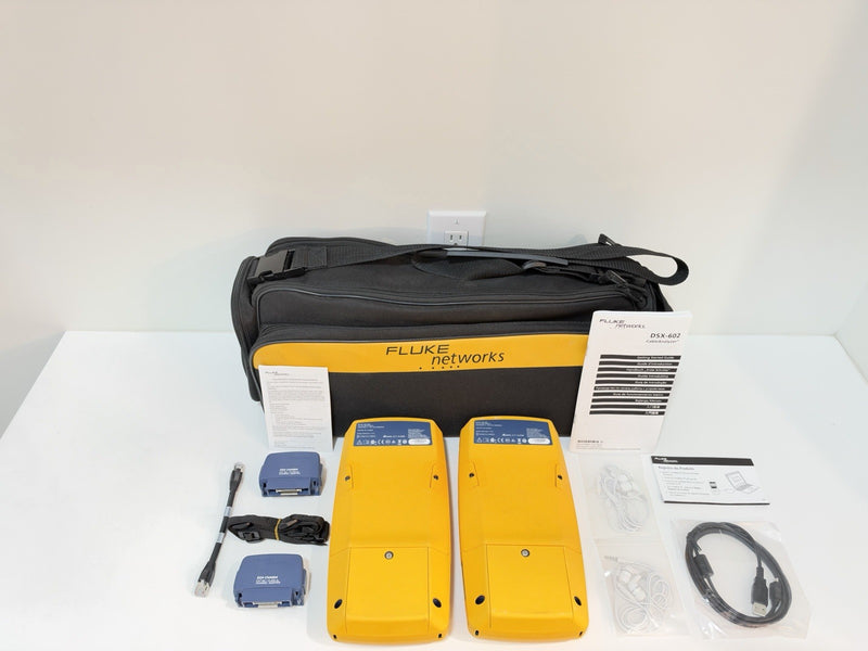 FLUKE NETWORKS DSX-602 PRO 500MHZ CABLE ANALYZER V2 W/ WIFI - SHIPS FREE NEW