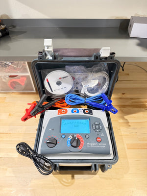 MEGGER MIT1025 10KV INSULATION TESTER WITH CHARGER & LEADS