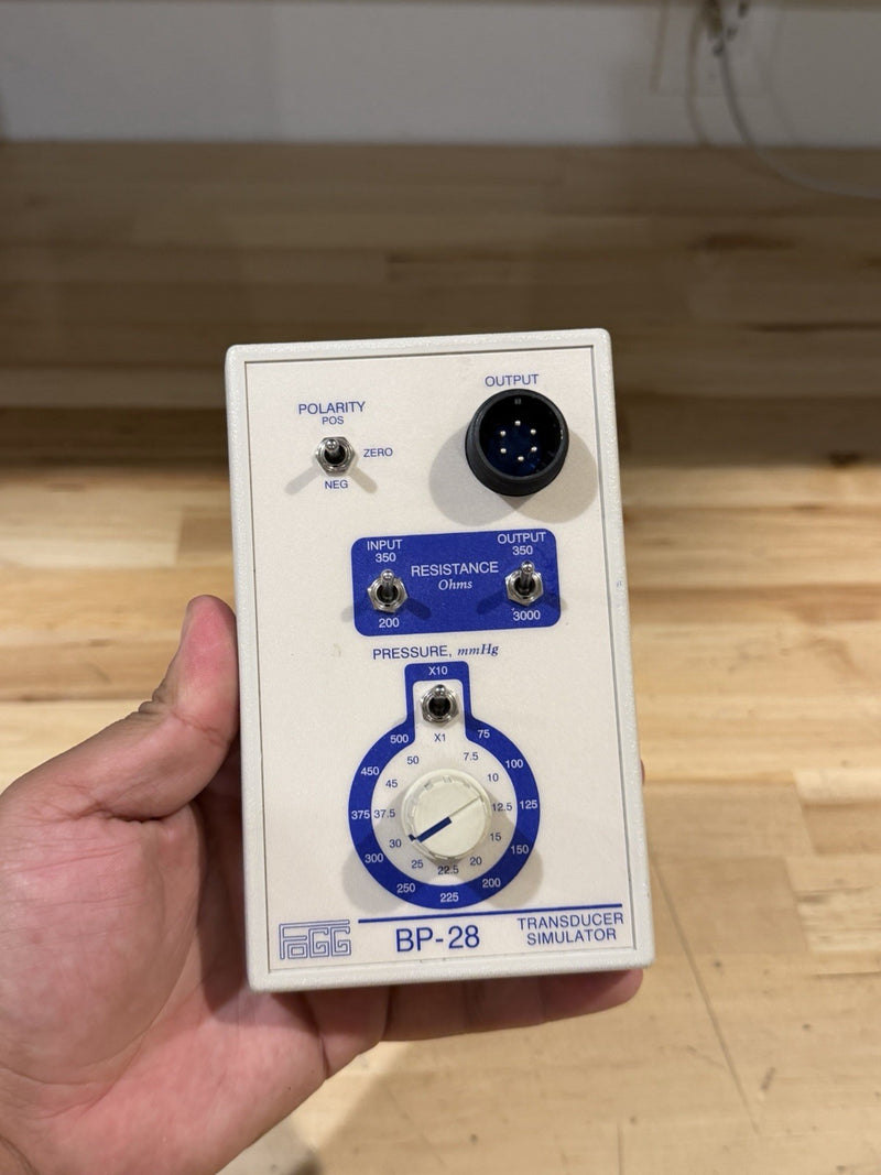 FOGG SYSTEM BP-28 PRESSURE TRANSDUCER SIMULATOR (SHIPS FAST)