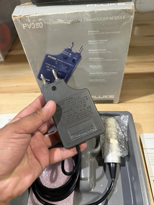 FLUKE PV350 PRESSURE VACUMM TRANSDUCER MODULE TESTED