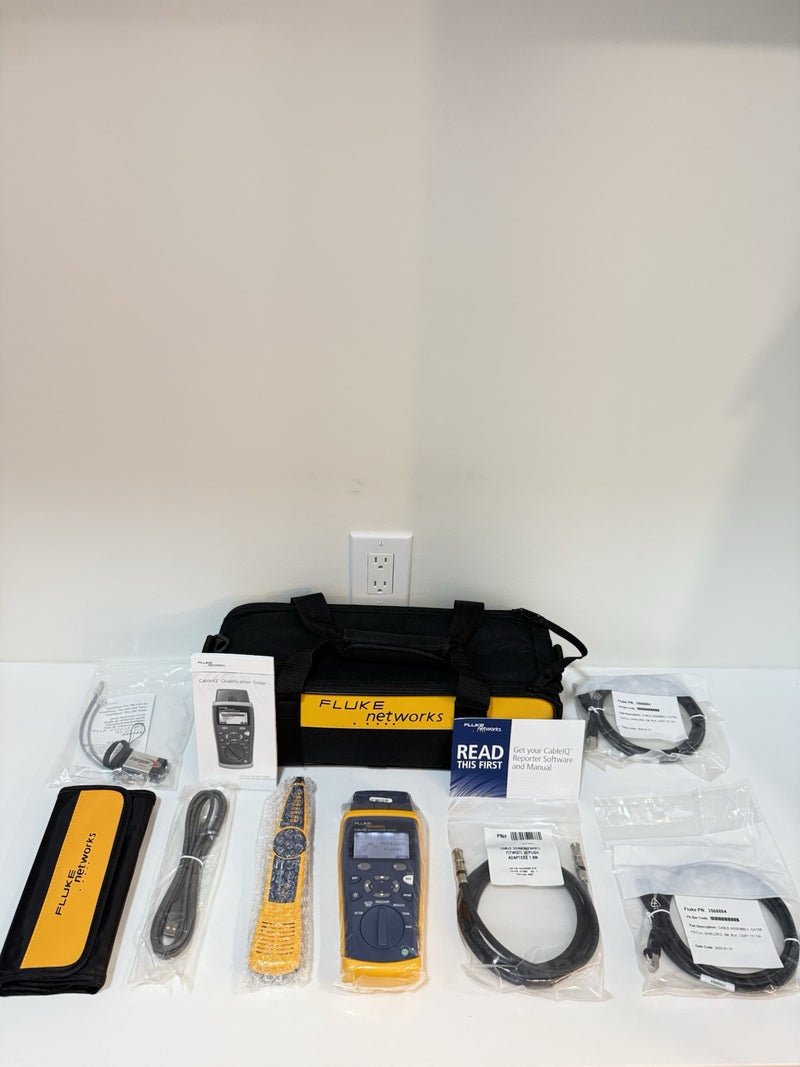FLUKE NETWORKS QUALIFICATION TESTER KIT CIQ-100