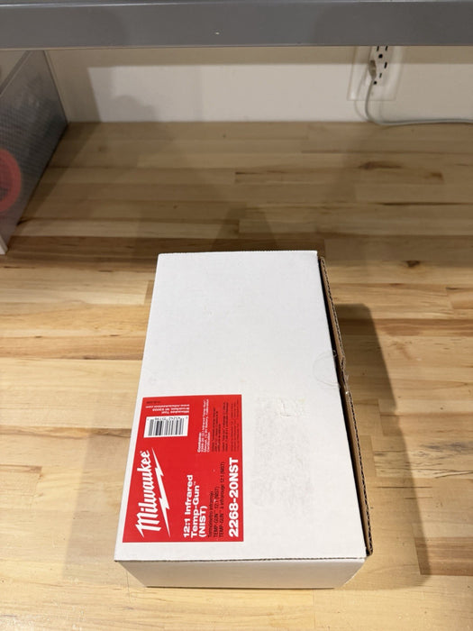 MILWAUKEE 2268-20NST 12:1 INFD TEMP-GUN (NIST) CALIBRATED 2026 RARE