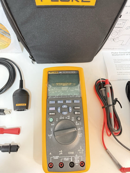FLUKE 289 FVF COMBO KIT TRUE-RMS DATA LOGGING MULTIMETER (NEW SEALED MFD-2025)