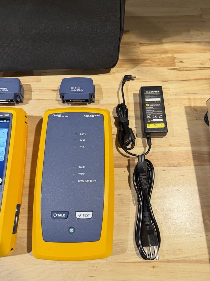 FLUKE NETWORKS DSX-602 PRO 500MHZ CABLE ANALYZER V2 WITH WIFI TESTED