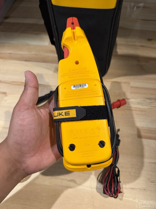 FLUKE 772 MILLIAMP PROCESS CLAMP WITH LEADS & CLIPS TESTED