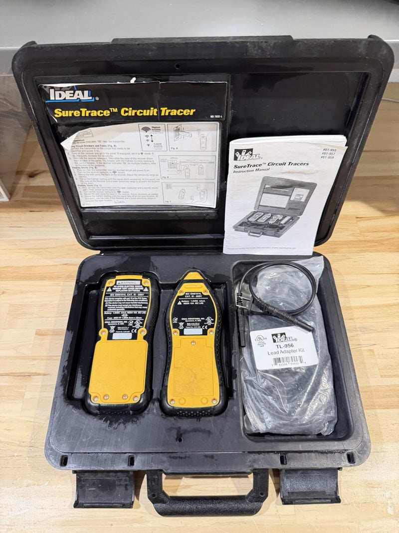 IDEAL 61-957 RC-959 TR-955 SURE-TRACE CIRCUIT TRACER KIT (TESTED) FREE SHIPPING