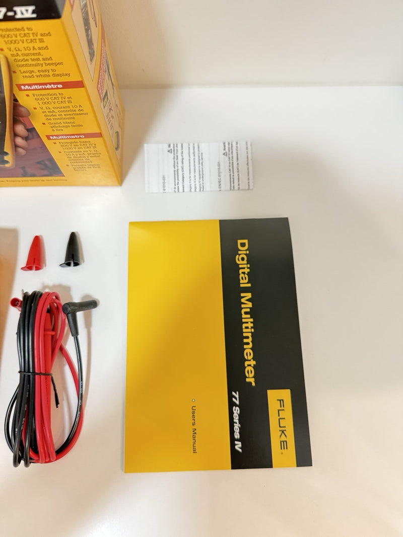 FLUKE 77 IV DIGITAL MULTIMETER CALIBRATED 2025