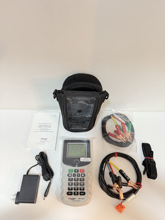 MEGGER TTR100-1 SINGLE PHASE TRANSFORMER TURN RATIO TEST SET TESTED