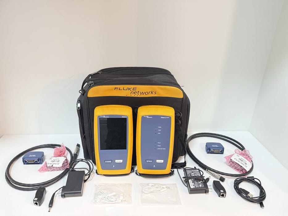 FLUKE NETWORKS DSX2-5000 VERSIV CAT6A CABLE CERTIFIER TESTER KIT -CALIBRATED2024